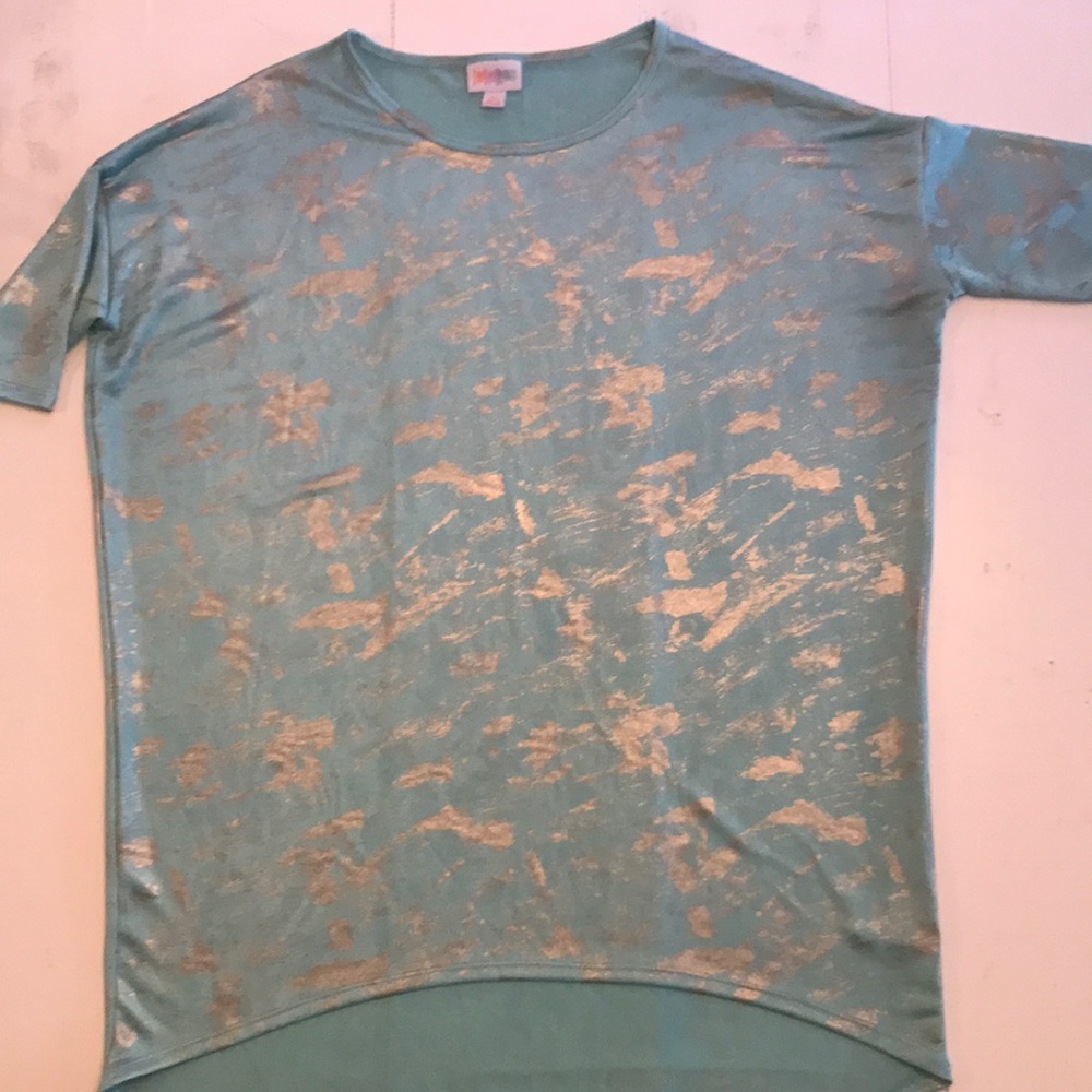 XS Turquoise and Silver elegance LuLaRoe Irma